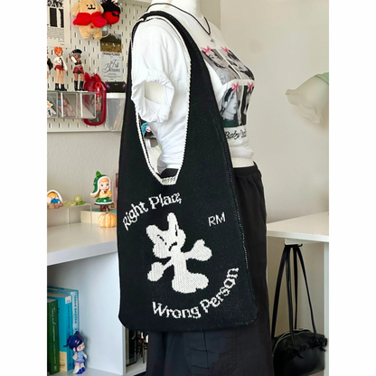 Right Place, Wrong Person Knit Tote