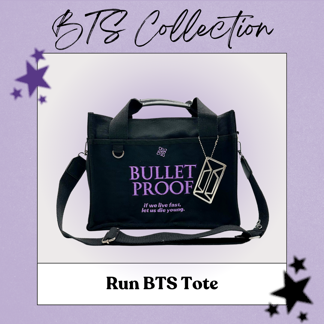 Run BTS Tote Bag / Canvas Tote Bag