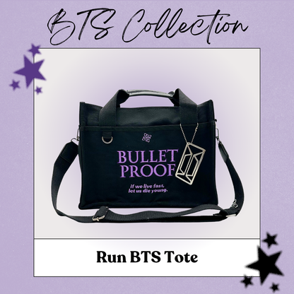Run BTS Tote Bag / Canvas Tote Bag