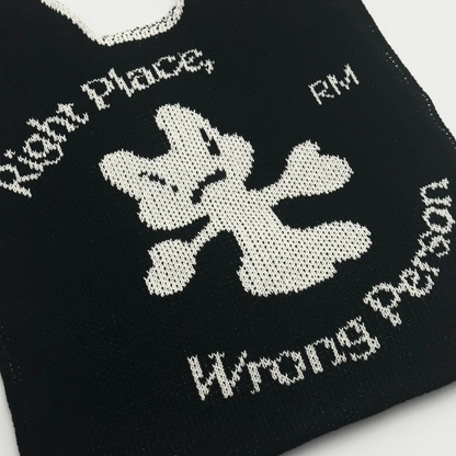 Right Place, Wrong Person Knit Tote