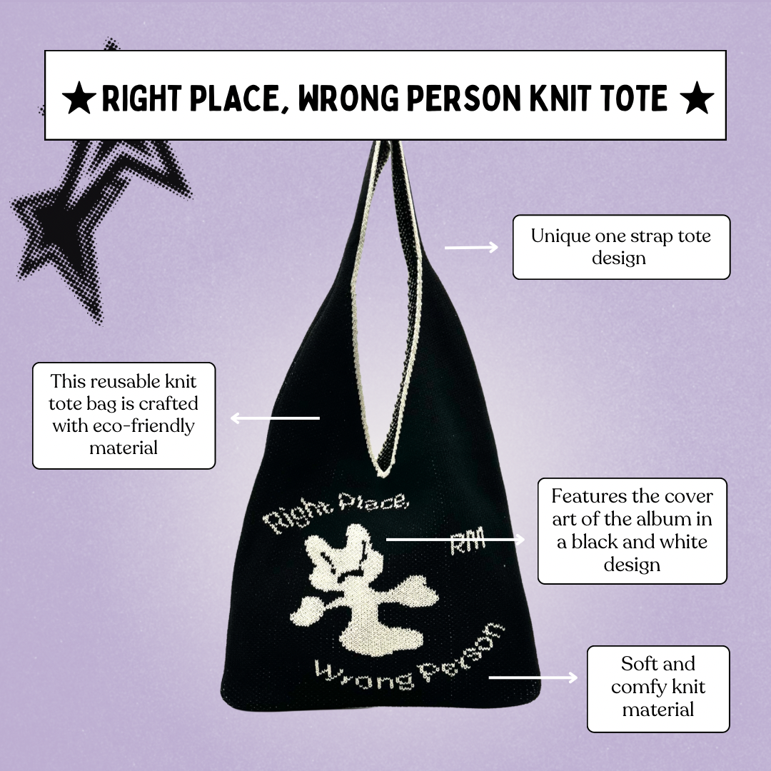 Right Place, Wrong Person Knit Tote