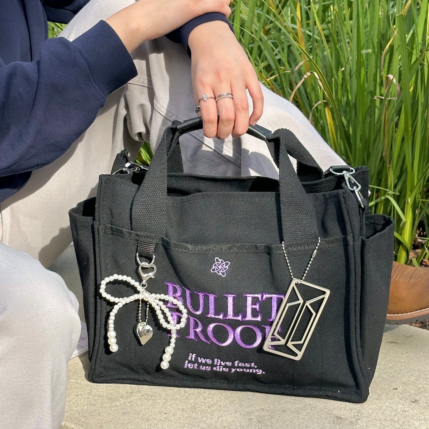 Run BTS Tote Bag / Canvas Tote Bag